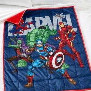 Marvel Avengers Weighted Blanket - Captain America Iron Man Hulk Spider-Man